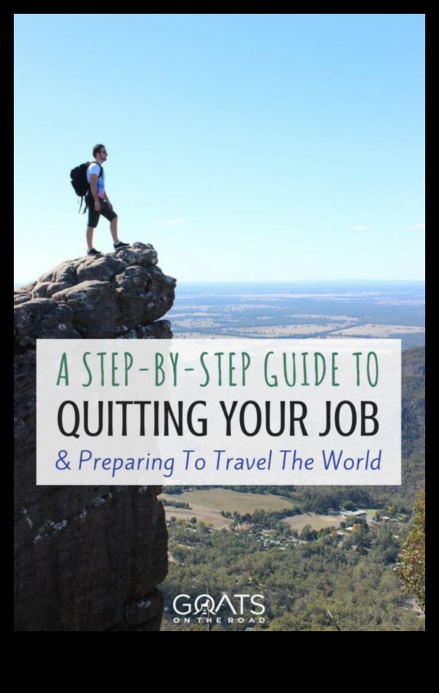 how i quit my job to travel